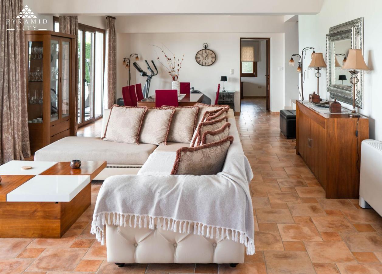 Luxury Villa Hera - Beachfront روذا المظهر الخارجي الصورة