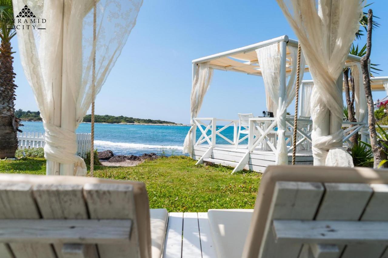 Luxury Villa Hera - Beachfront روذا المظهر الخارجي الصورة